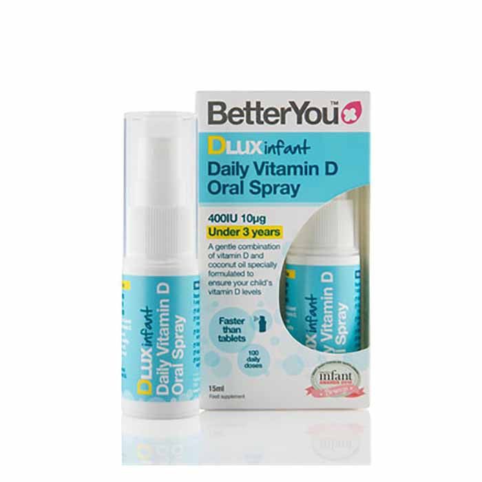 Ảnh minh họa chân thực chai xịt Dlux Vitamin D3