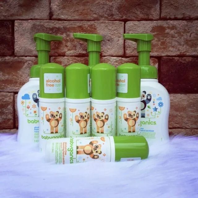 Bộ sưu tập hình ảnh nước rửa tay Babyganics đạt chuẩn Organic