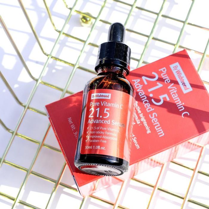 Hình ảnh thực tế Serum Wishtrend Vitamin C 21.5 - Bí quyết dưỡng sáng da chuẩn Hàn