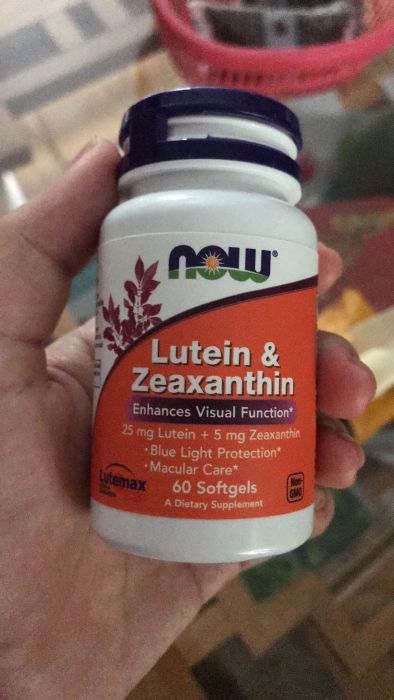 Hình ảnh viên uống Now Lutein - Tinh chất vàng cho đôi mắt sáng khỏe