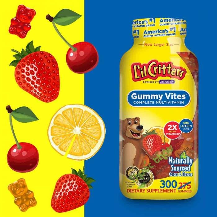 Kẹo dẻo bổ sung vitamin và khoáng chất Gummy Vites ảnh 2