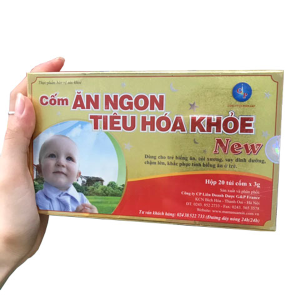 Hình ảnh thực tế Cốm Ăn Ngon Tiêu Hóa Khỏe New - Giải pháp vàng cho trẻ biếng ăn