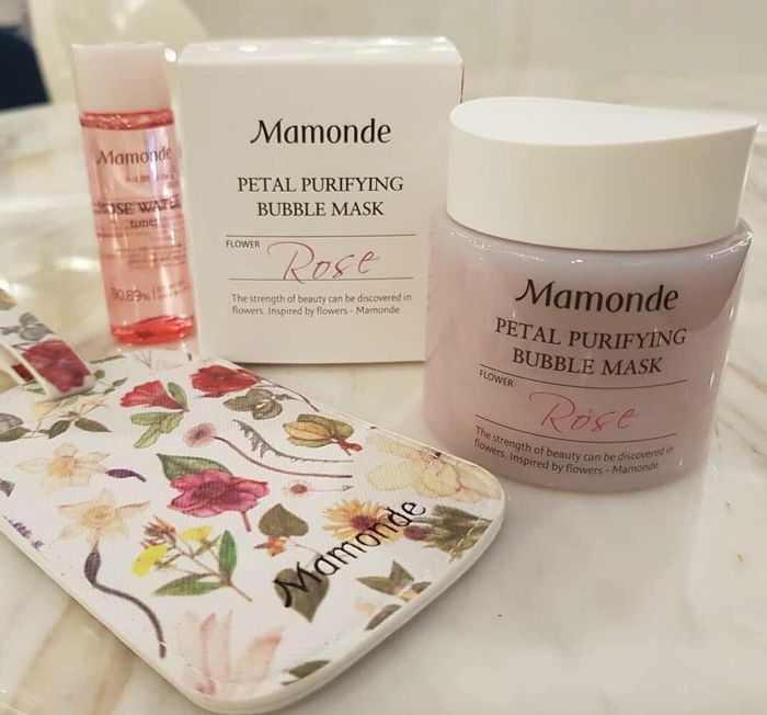 Hình ảnh mặt nạ sủi bọt thải độc Mamonde Petal Purifying Bubble Mask - ảnh 1