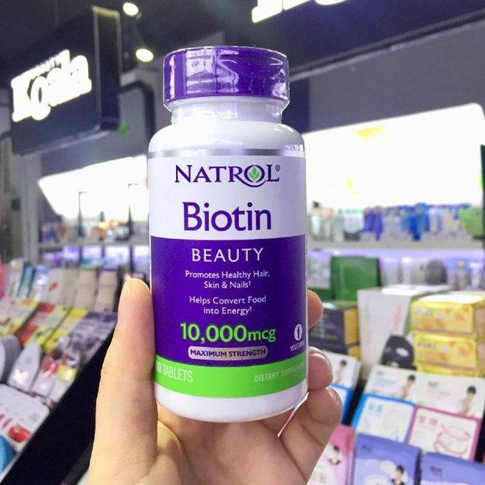 Hình ảnh thực tế viên uống Natrol Biotin