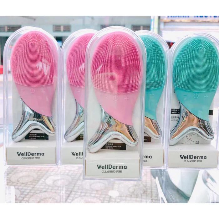 Hình ảnh máy rửa mặt WellDerma Cleansing Fish thiết kế hình cá