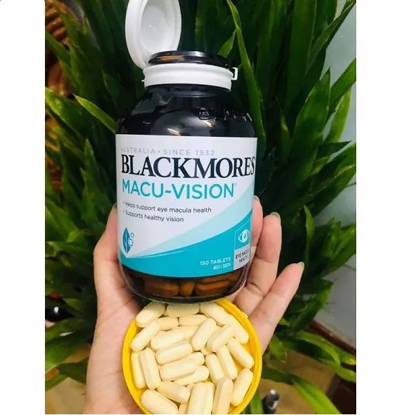 Blackmores Macu Vision - Người bạn đồng hành không thể thiếu cho đôi mắt, giúp giảm mỏi mắt, khô mắt và bảo vệ võng mạc trước các gốc tự do có hại.