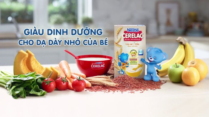 Hình ảnh bột ăn dặm Ridielac đa dạng hương vị