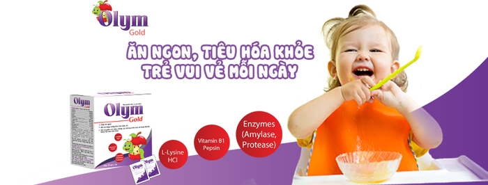 Hình ảnh thực tế Olym Gold - Bộ enzyme tiêu hóa toàn diện cho trẻ