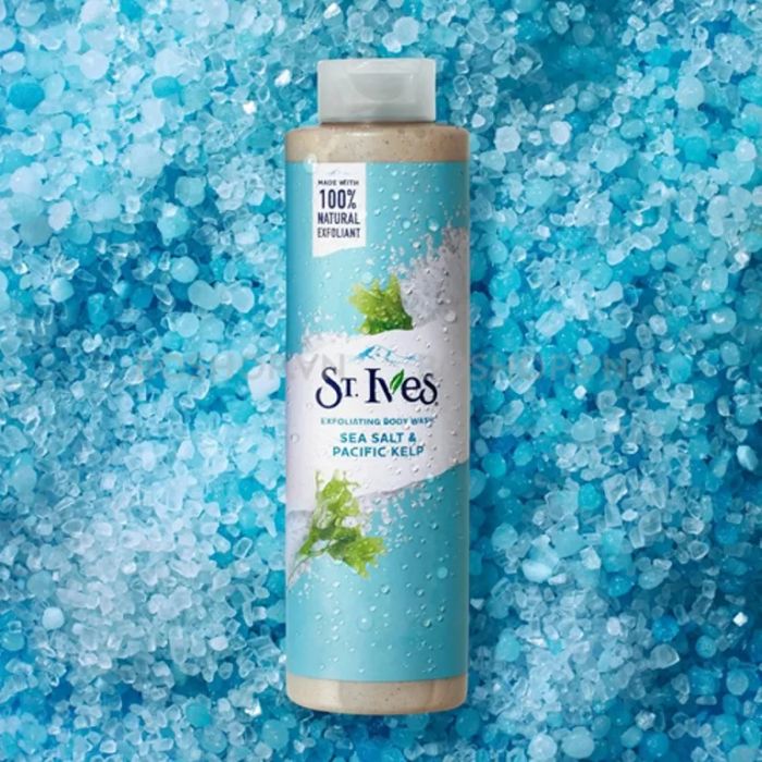 Sữa tắm tẩy tế bào chết St.Ives Sea Salt và Pacific Kelp Exfoliating Body Wash - Hình ảnh 1