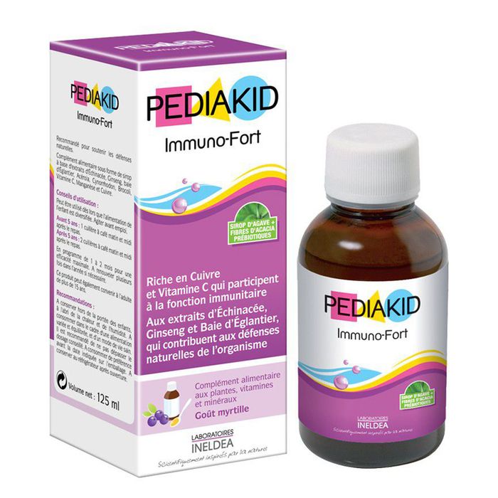 Hình ảnh thực tế sản phẩm Pediakid Immuno-Fort tăng cường miễn dịch