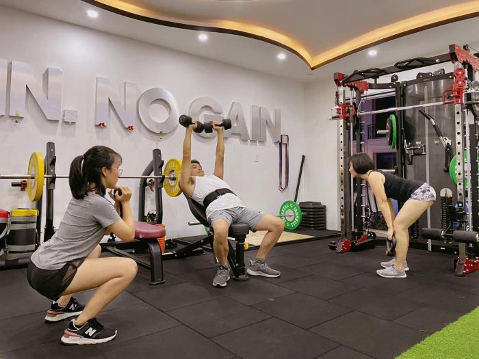 Khoảnh khắc tập luyện đẳng cấp tại N-T HOME Private Gym