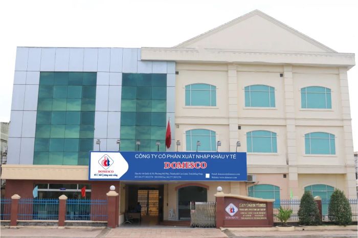 Hình ảnh trụ sở khang trang của Công ty DOMESCO