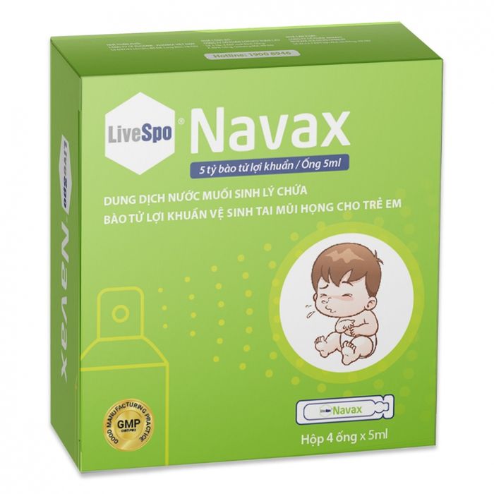 Hình ảnh thực tế Xịt bào tử lợi khuẩn Livespo Navax - Vệ sĩ bảo vệ đường hô hấp