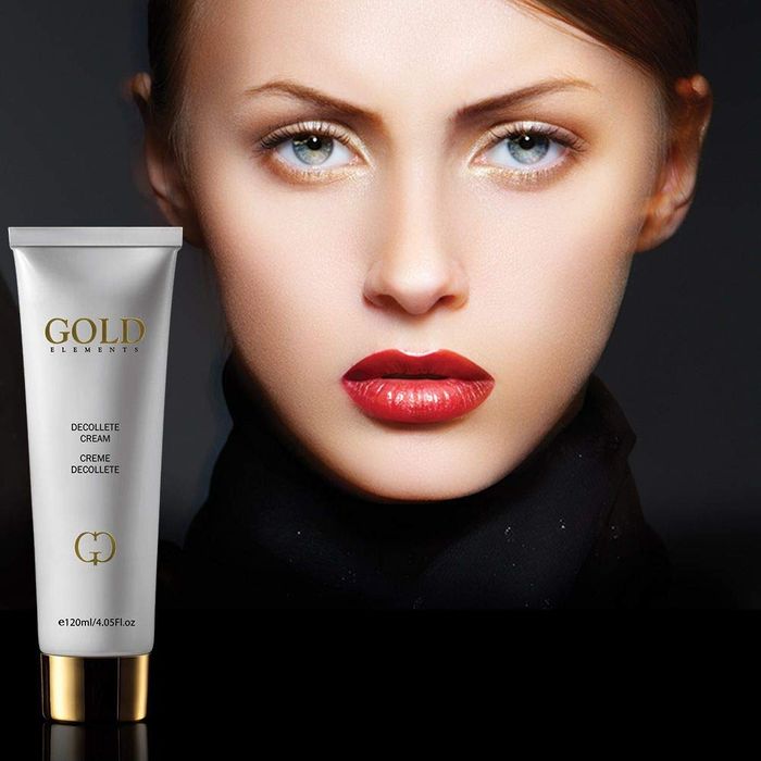 Hình ảnh thực tế kem trẻ hóa Gold Elements Décolleté Cream Treatment - Sản phẩm vàng cho làn da không tuổi