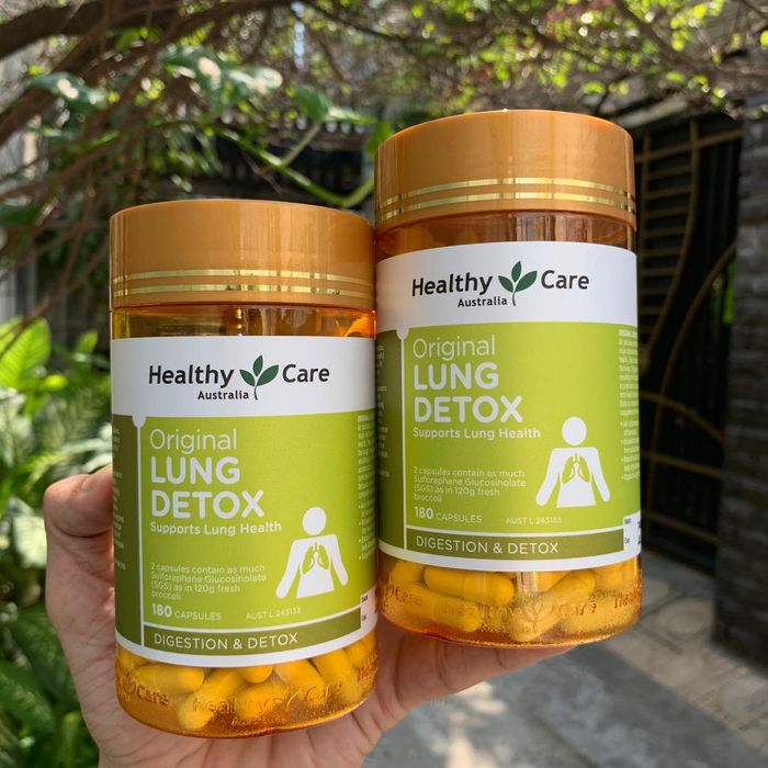 Viên uống giải độc phổi Healthy Care Original Lung Detox Úc ảnh 1