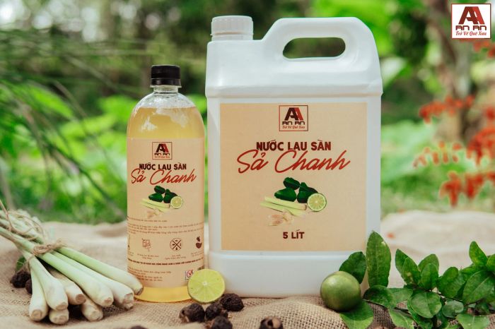 Hình ảnh thực tế nước lau sàn An An - Sản phẩm thiên nhiên an toàn