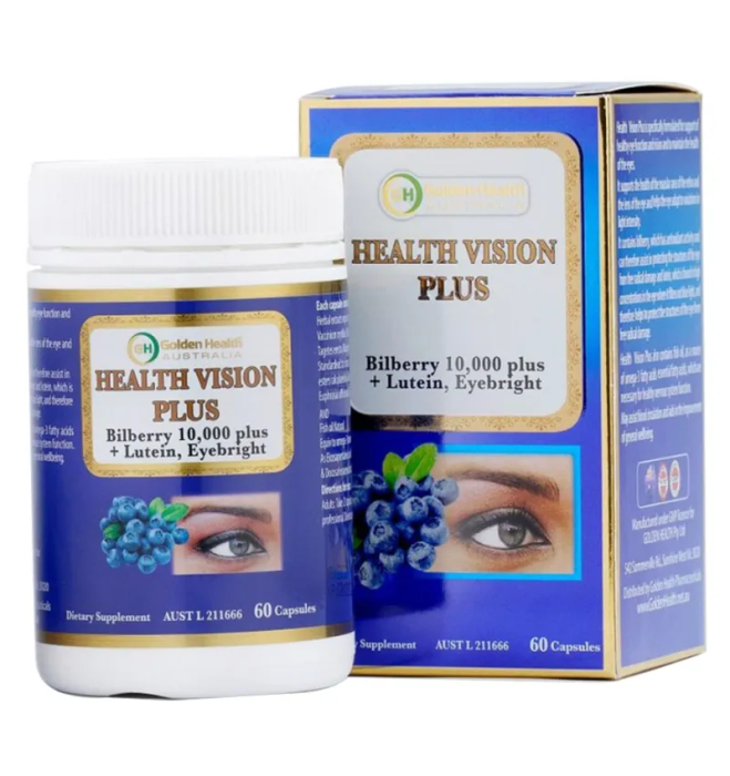 Hình ảnh thực tế viên uống Golden Health Vision Plus - Bảo vệ toàn diện thị lực