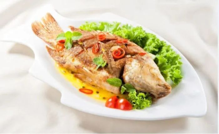 Hình ảnh cá diêu hồng hấp xì dầu hấp dẫn