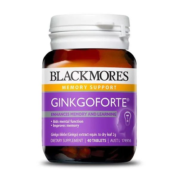 Hình ảnh Blackmores GinkgoForte - Viên uống hỗ trợ tuần hoàn não - Ảnh 2