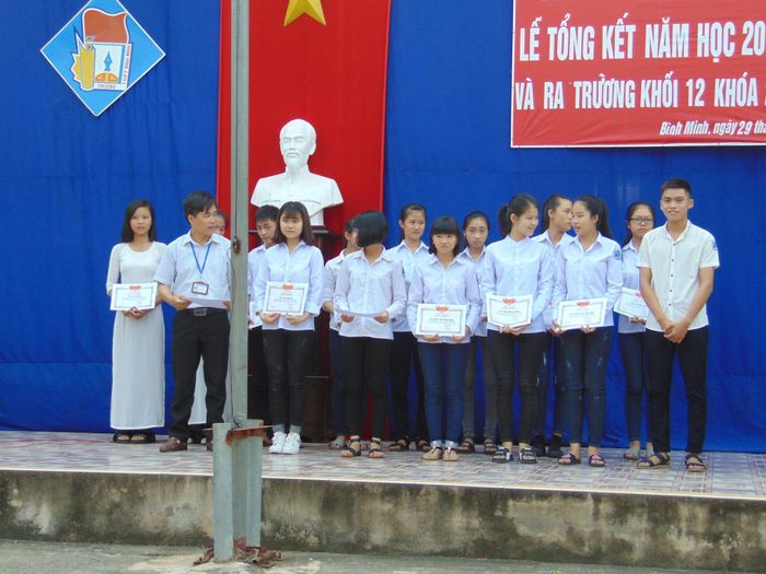 Hình ảnh đẹp về ngôi trường THPT Bình Minh