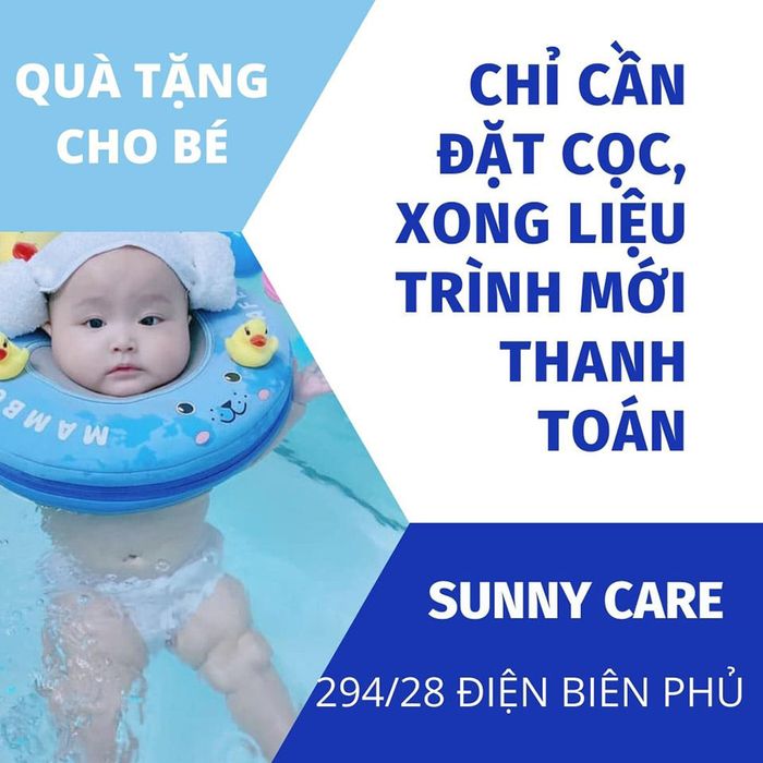 Khoảnh khắc vàng cùng dịch vụ bơi thủy liệu tại Sunny Care