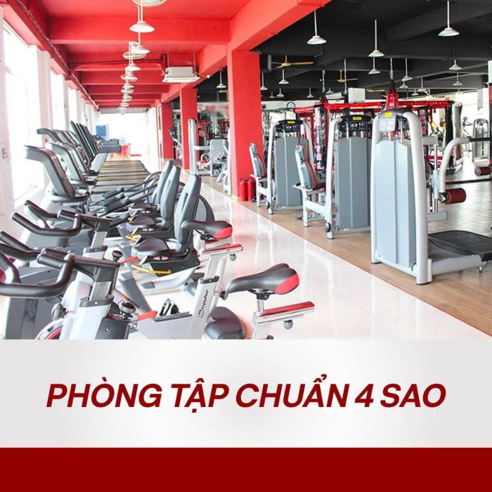 Không gian hiện đại tại Active Fitness & Yoga
