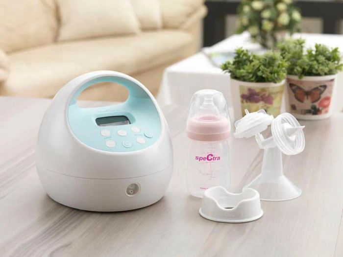 Hình ảnh thực tế máy hút sữa Spectra S1 Plus - thiết kế chuẩn y tế