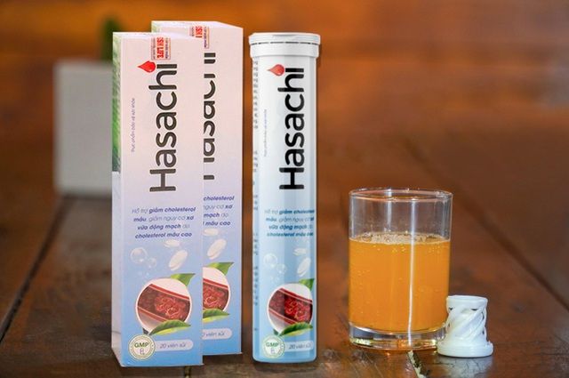 Hình ảnh sản phẩm viên sủi Hasachi - Giải pháp thảo dược cho máu nhiễm mỡ