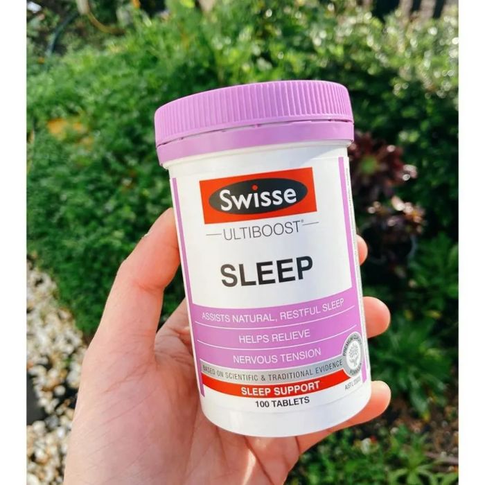 Viên uống hỗ trợ giấc ngủ Swisse Sleep ảnh 2