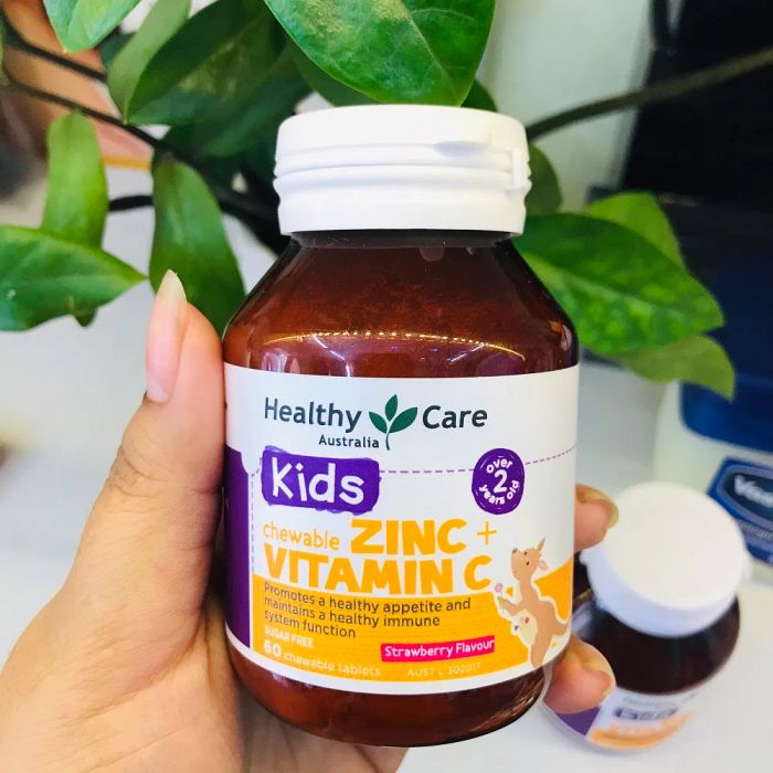 Ảnh sản phẩm Viên nhai bổ sung kẽm Healthy Care Zinc Chewable