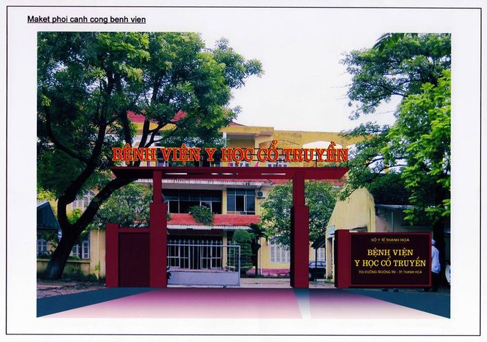 Hình ảnh không gian trị liệu đậm nét truyền thống tại Bệnh viện Y Dược Cổ Truyền