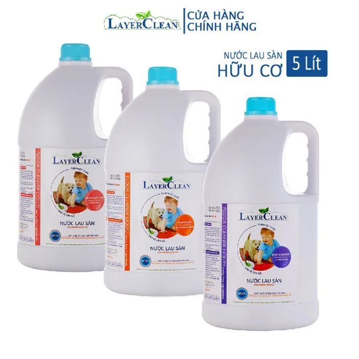 Hình ảnh chai nước lau sàn Layer Clean - Công nghệ làm sạch thế hệ mới