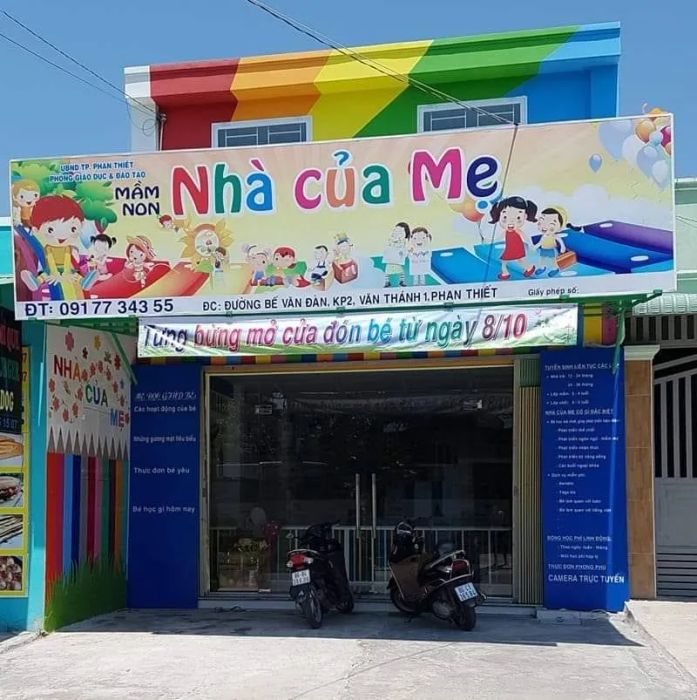 Hình ảnh không gian học tập tại Mầm Non Nhà Của Mẹ