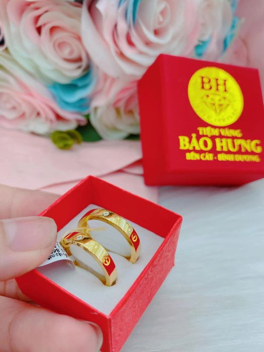 Bộ sưu tập nhẫn cưới tinh tế tại Tiệm Vàng Bảo Hưng