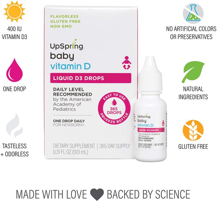 Hình ảnh thực tế sản phẩm UpSpring Baby Vitamin D3 400 IU