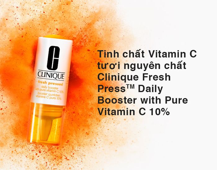 Hình ảnh thực tế Serum Clinique Fresh Pressed - Vitamin C tươi nguyên chất 10%