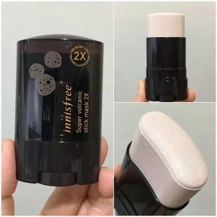 Với các phân tử siêu nhỏ, mặt nạ Innisfree Super Volcanic Stick Mask X2 làm sạch sâu lỗ chân lông, tẩy tế bào chết và cải thiện kết cấu da. Sản phẩm phù hợp với mọi loại da, đặc biệt là da dầu và dễ nổi mụn.