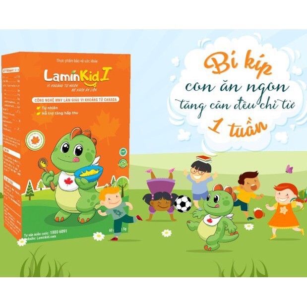 Hình ảnh thực tế LaminKid I - Cốm vi sinh công nghệ cao