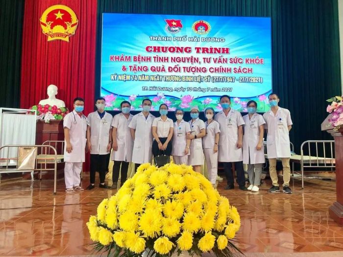 Không gian xanh mát tại Bệnh Viện Y Học Cổ Truyền Hải Dương - Môi trường lý tưởng để hồi phục sức khỏe