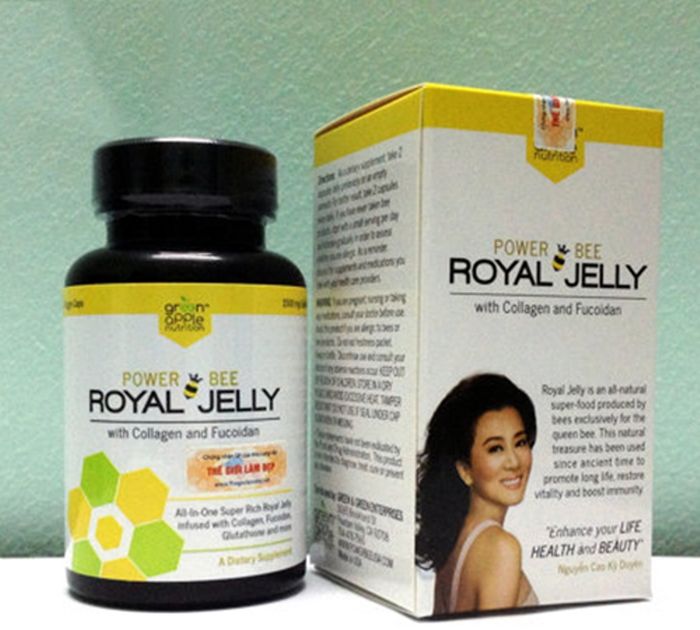 Hình ảnh chân thực Sữa Ong Chúa Power Bee Royal Jelly 1500mg