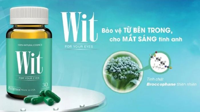 Hình ảnh thực tế Viên Uống Wit - Bảo vệ mắt từ gốc với Broccophane
