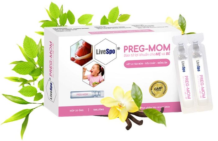 Hình ảnh thực tế Pregmom LiveSpo - Giải pháp vàng cho hệ tiêu hóa mẹ và bé