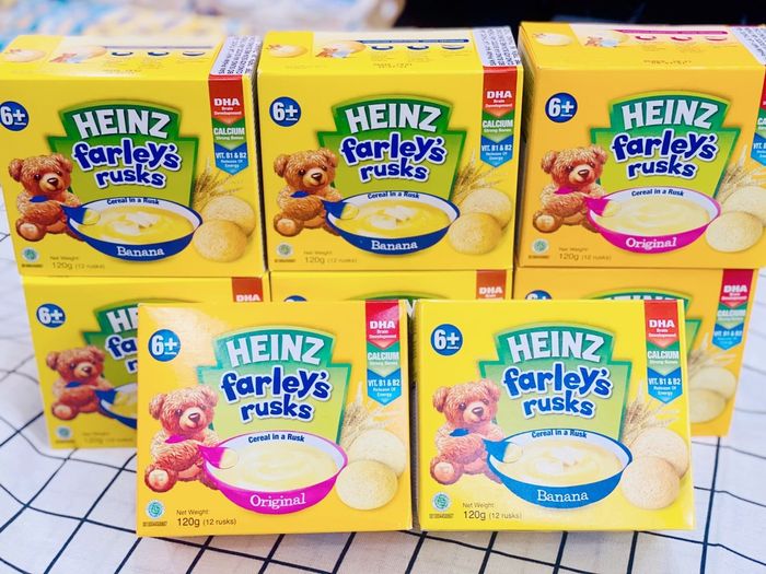 Bánh ăn dặm Heinz - Hình ảnh sản phẩm chính hãng
