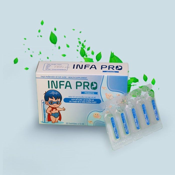 Hình ảnh thực tế TPBVSK Bào tử lợi khuẩn Infa Pro - Giải pháp vàng cho hệ tiêu hóa của trẻ