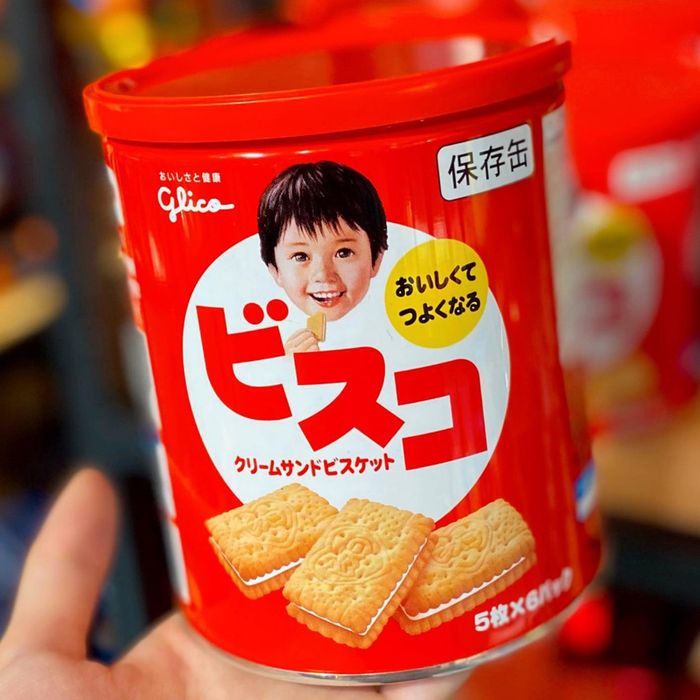 Bánh quy kem ăn dặm Glico - Thiết kế an toàn cho bé yêu