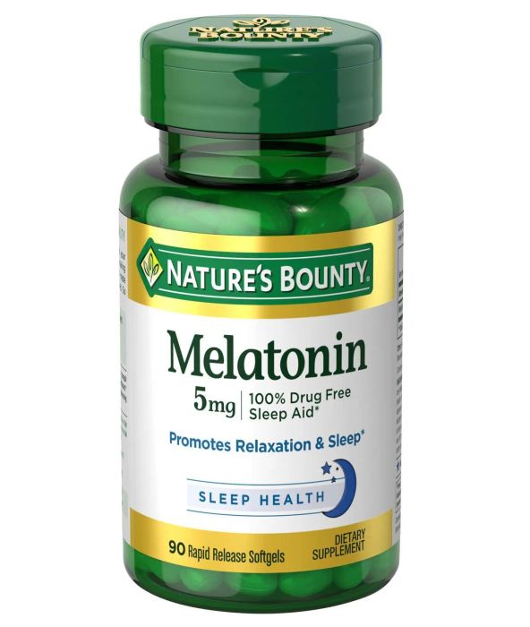 Viên uống hỗ trợ giấc ngủ Nature’s Bounty Melatonin ảnh 2