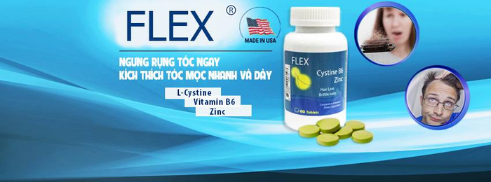 Hình ảnh sản phẩm FLEX Cystine B6 Zinc chính hãng