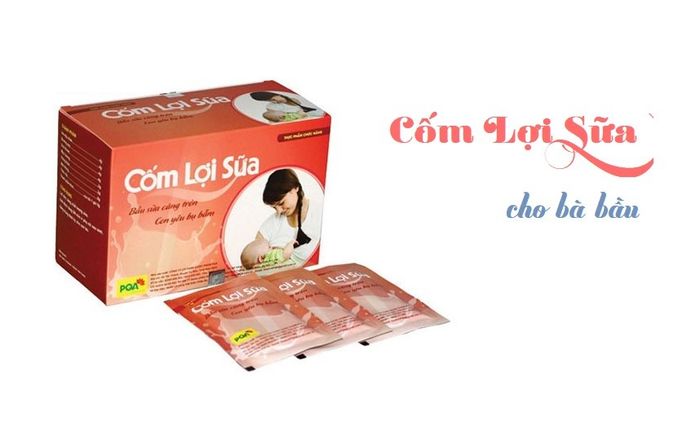 Hình ảnh thực tế Cốm Lợi Sữa PQA chính hãng