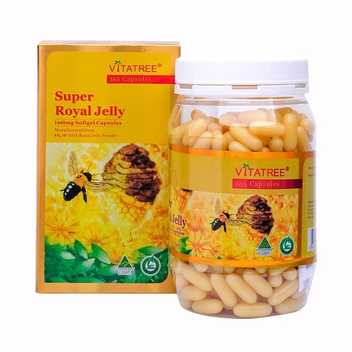 Hình ảnh chân thực Sữa Ong Chúa Vitatree Super Royal Jelly 1600mg