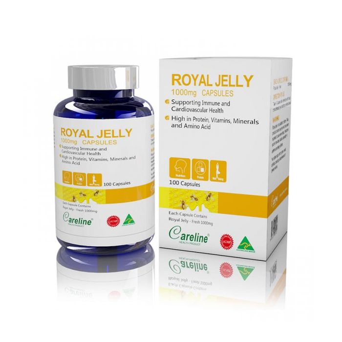 Hình ảnh chân thực Sữa Ong Chúa Careline Royal Jelly 1000mg